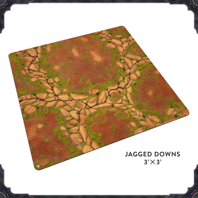 Rivenstone: Battlemat - Jagged Downs