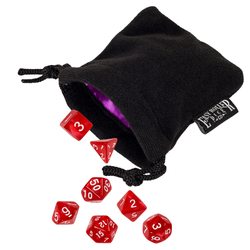 Dice Easy Roller: Poly 7 Set Marble w/Bag