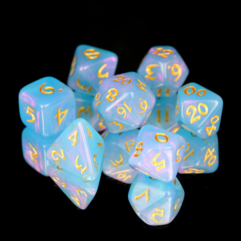 Dice DieHard Dice: Poly 7 set Elessia Moonstone