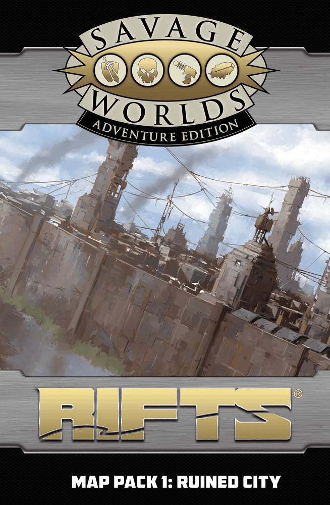 Savage Worlds Rifts: South America Map Pack 1: Ruined City