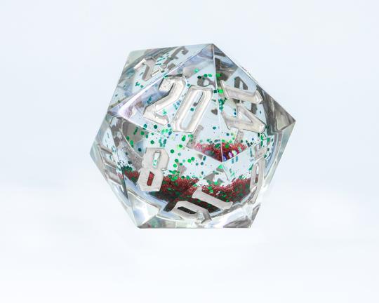 Dice Sirius: d20 Snow Globe: 54mm