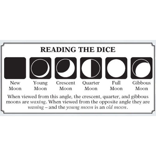 Dice Steve Jackson: d6 - Phases of the Moon