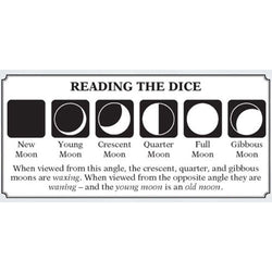 Dice Steve Jackson: d6 - Phases of the Moon