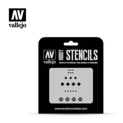 Mini Tool Vallejo: Miniatures Stencils