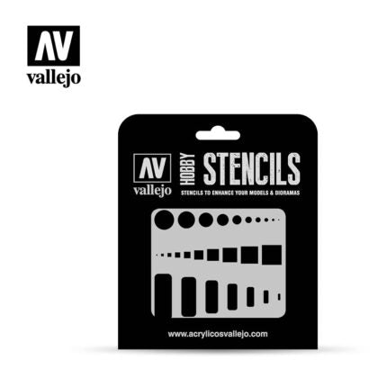 Mini Tool Vallejo: Miniatures Stencils