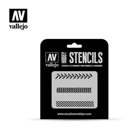 Mini Tool Vallejo: Miniatures Stencils