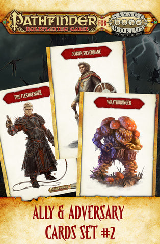 Savage Worlds Pathfinder: Cards - Ally & Adversary Set 2