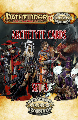 Savage Worlds Pathfinder: Cards - Archetype Set 3