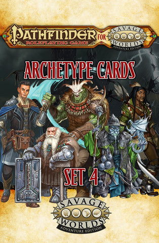 Savage Worlds Pathfinder: Cards - Archetype Set 4