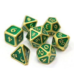 Dice DieHard Dice: Poly 7 Set Metal Mythica Gold