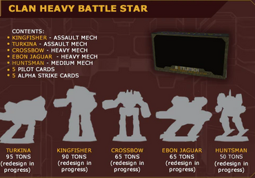 BattleTech Mini: Clan Heavy Battle Star