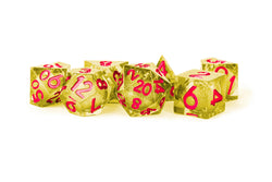 Dice Metallic Dice Co: Poly 7 Set Elixir - Sharp Edge Liquid Core