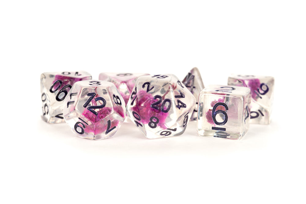 Dice Metallic Dice Co: Poly 7 Set Inclusions