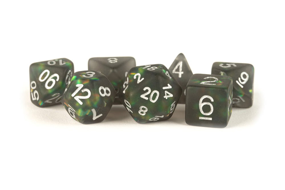 Dice Metallic Dice Co: Poly 7 Set Icy Opal