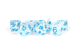 Dice Metallic Dice Co: Poly 7 Set Flash