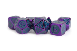 Dice Metallic Dice Co: Poly 7 Set Metal Enamel