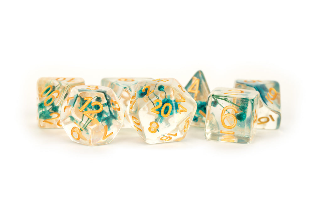 Dice Metallic Dice Co: Poly 7 Set Inclusions