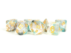 Dice Metallic Dice Co: Poly 7 Set Acrylic Luminous