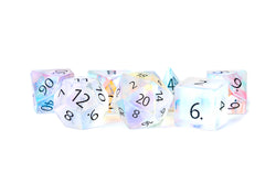 Dice Metallic Dice Co: Poly 7 Set Stone
