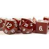 Dice Metallic Dice Co: Poly 7 Set Stone