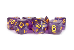 Dice Metallic Dice Co: Poly 7 Set Glitter