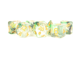 Dice Metallic Dice Co: Poly 7 Set Acrylic Luminous