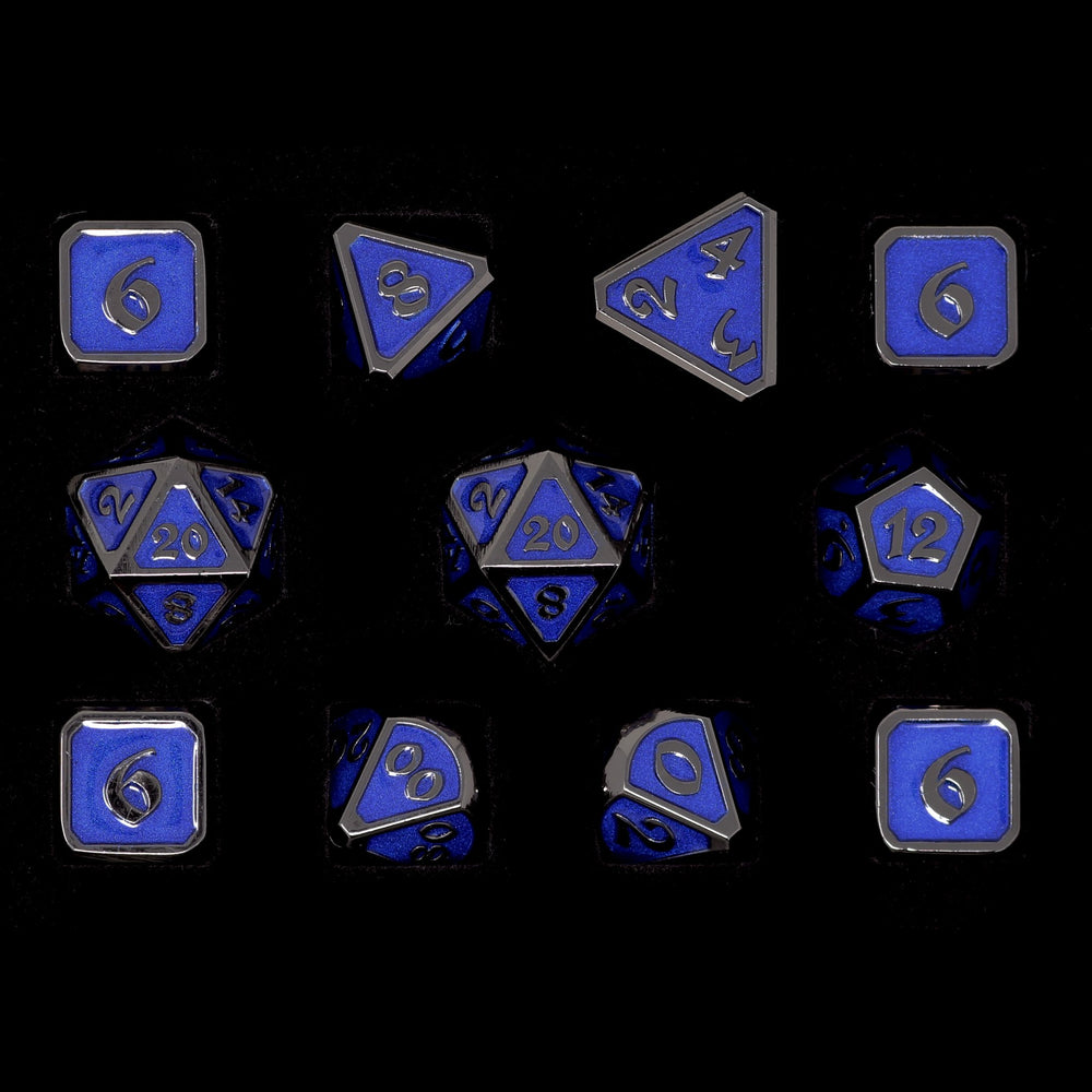 Dice DieHard Dice: Poly 11 Set Metal Mythica Sinister
