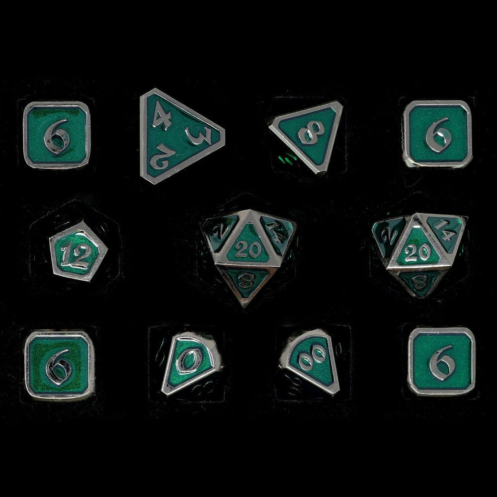 Dice DieHard Dice: Poly 11 Set Metal Mythica Sinister