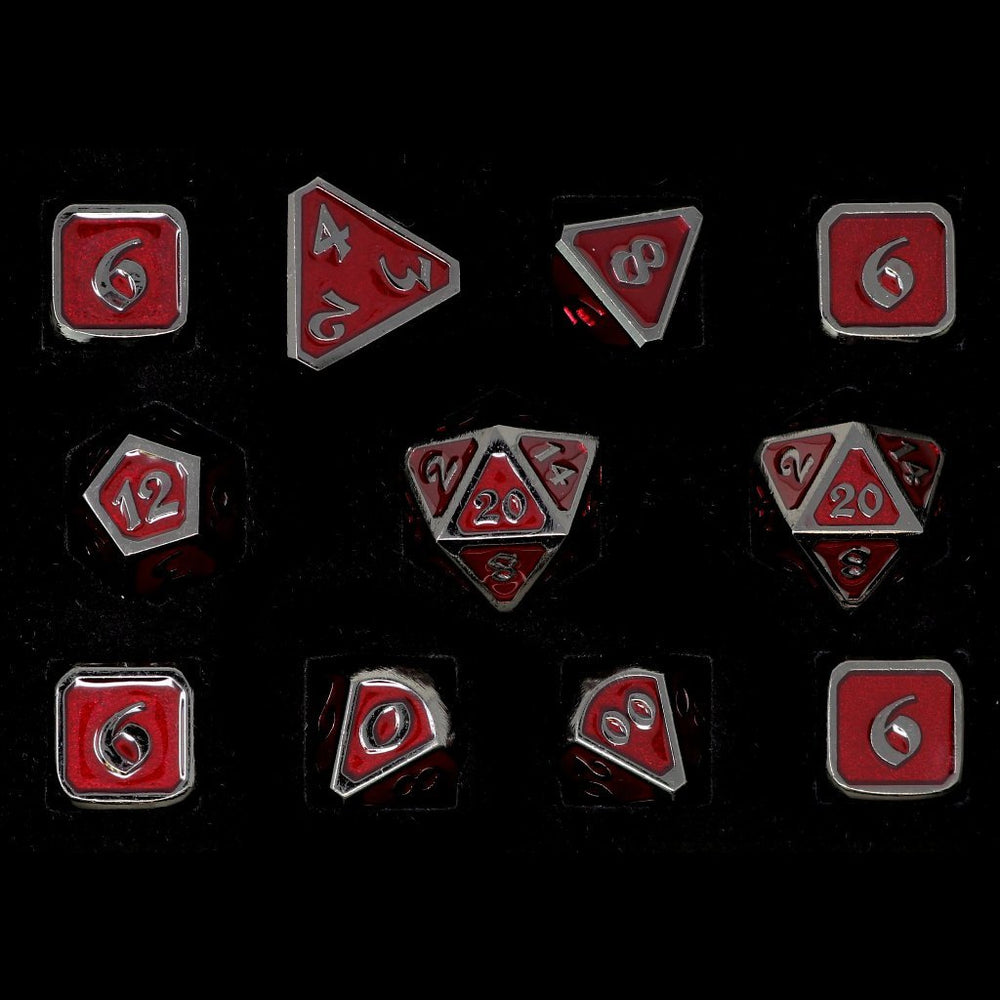 Dice DieHard Dice: Poly 11 Set Metal Mythica Sinister