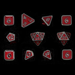 Dice DieHard Dice: Poly 11 Set Metal Mythica Sinister