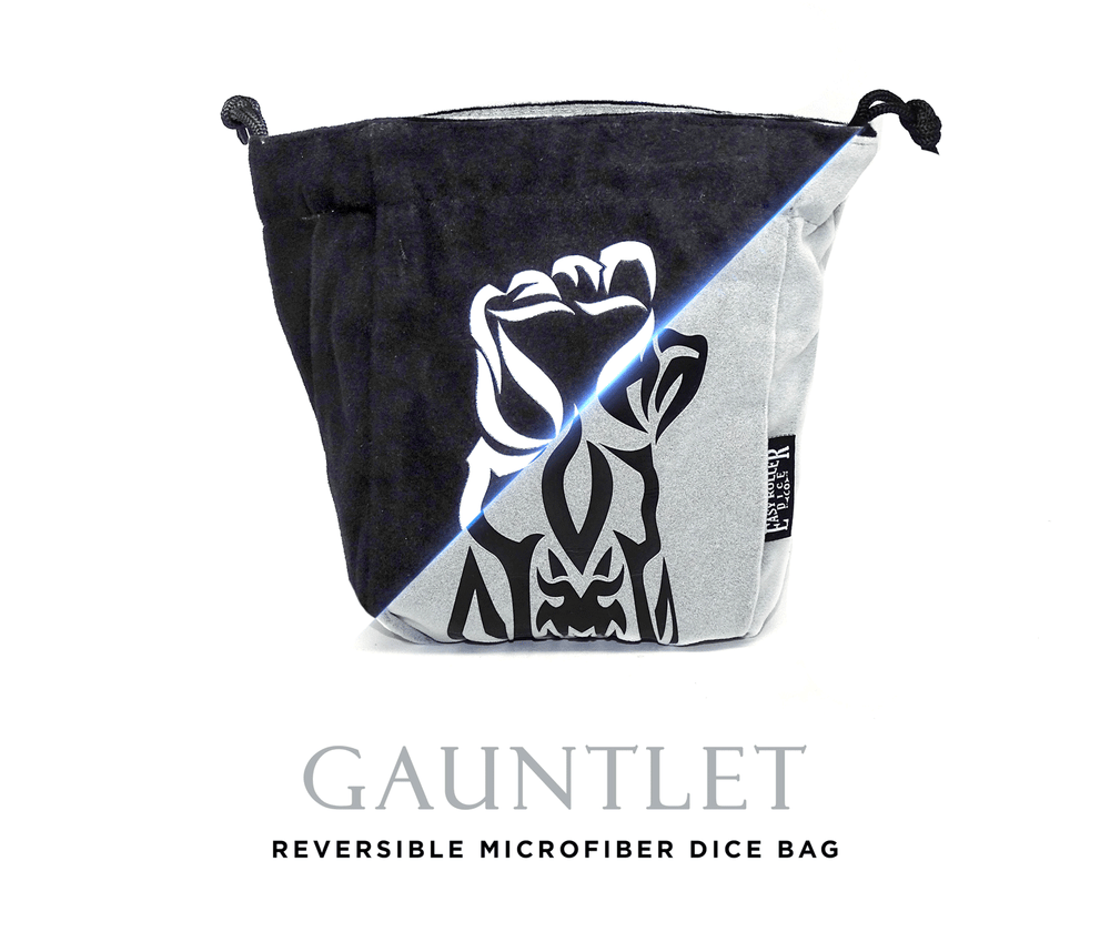 Dice Bag Easy Roller: Large Reversible Microfiber Self-Standing