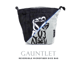 Dice Bag Easy Roller: Large Reversible Microfiber Self-Standing