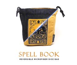 Dice Bag Easy Roller: Large Reversible Microfiber Self-Standing