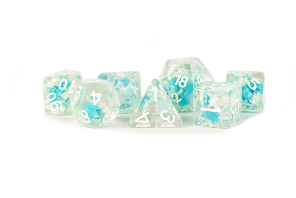 Dice Metallic Dice Co: Poly 7 Set Inclusions