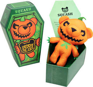 Plush Deddy Bear: in Coffin