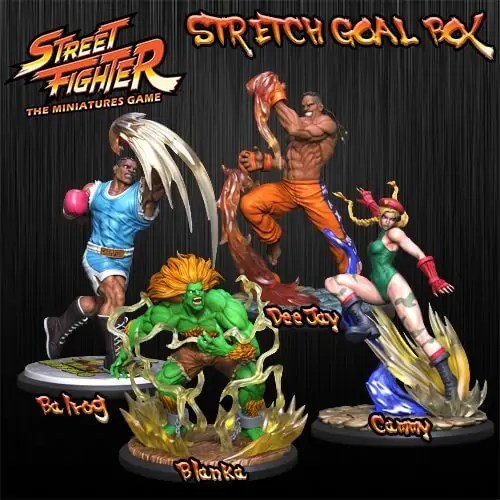 Street Fighter: The Miniatures Game Stretch Goals Box