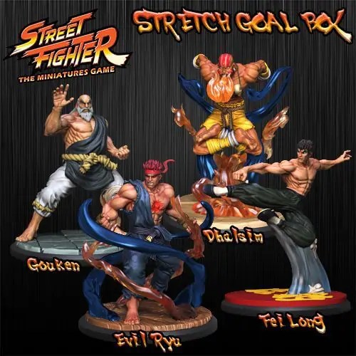 Street Fighter: The Miniatures Game Stretch Goals Box