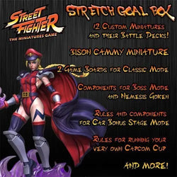 Street Fighter: The Miniatures Game Stretch Goals Box