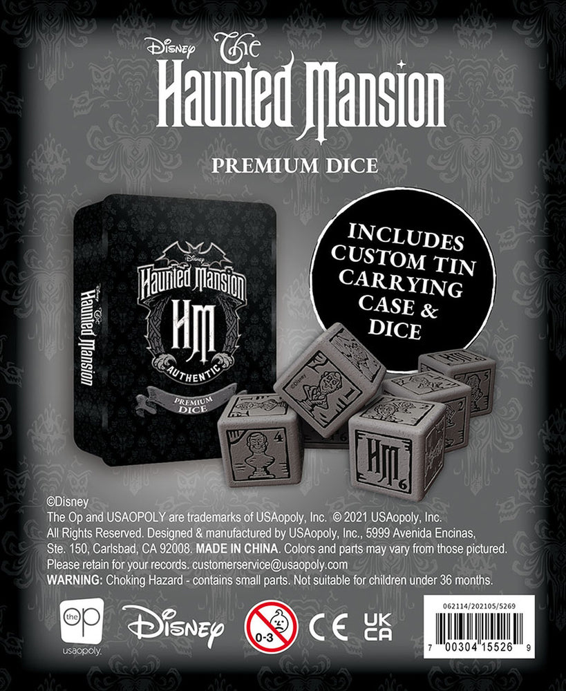 Dice USAopoly d6 Premium: Disney Haunted Mansion (6)