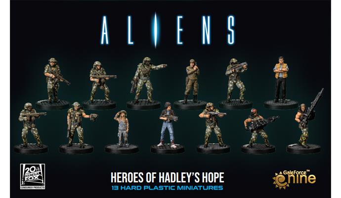 Aliens Boardgame: Mini Heroes of Hadley's Hope