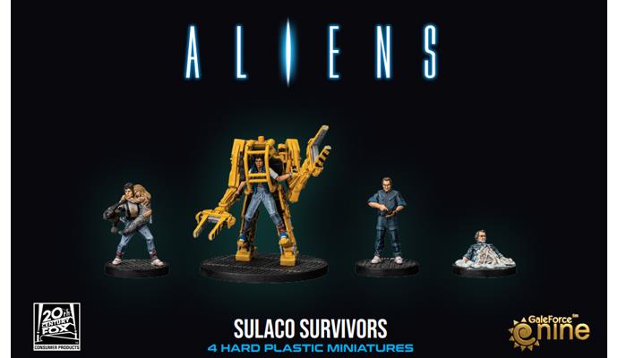 Aliens Boardgame: Mini Sulaco Survivors