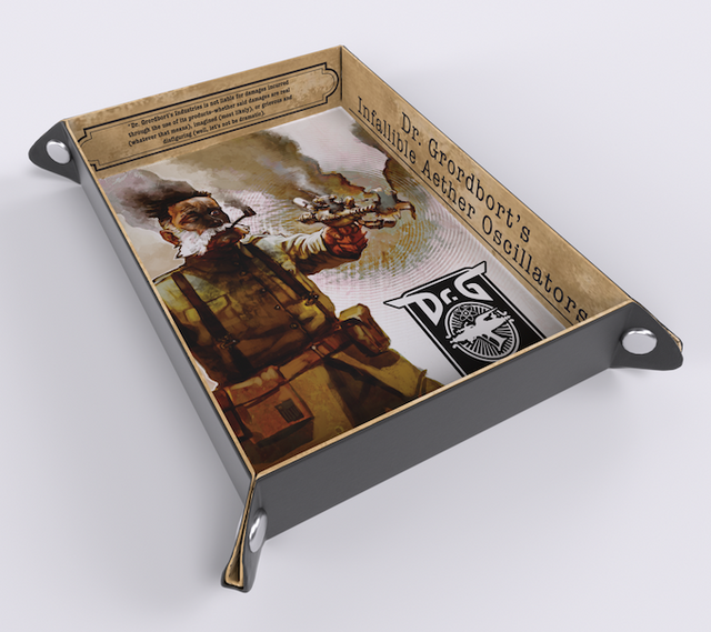 Dr. Grordbort's Scientific Adventure Violence RPG: Dr. G Malfunction Dice Tray