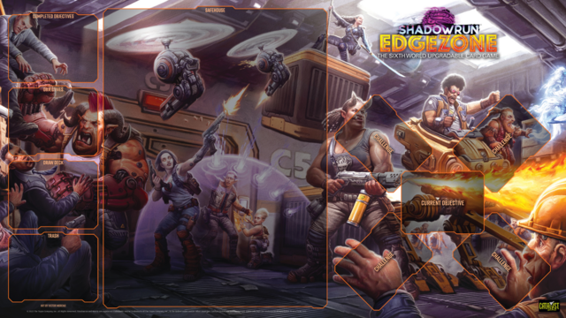 Shadowrun Edgezone: Play Mat