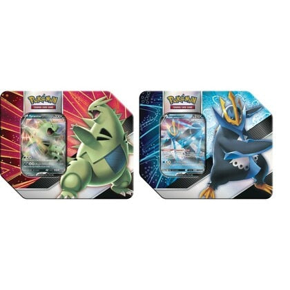 Pokémon: V Strikers Tin (TYRANITAR V / EMPOLEON V)