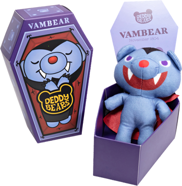Plush Deddy Bear: in Coffin