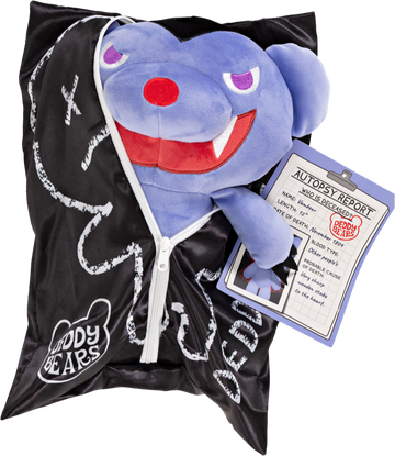 Plush Deddy Bear: 12in in Body Bag