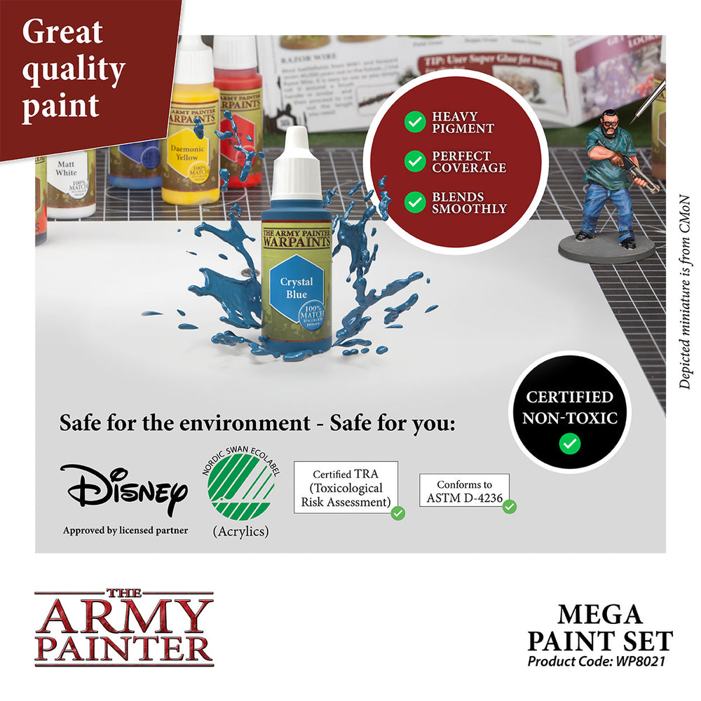 Paint Army Painter: Mega Paint Set 2017