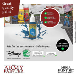 Paint Army Painter: Mega Paint Set 2017