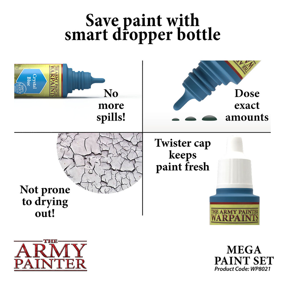 Paint Army Painter: Mega Paint Set 2017