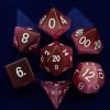 Dice Metallic Dice Co: Poly 7 Set Stone